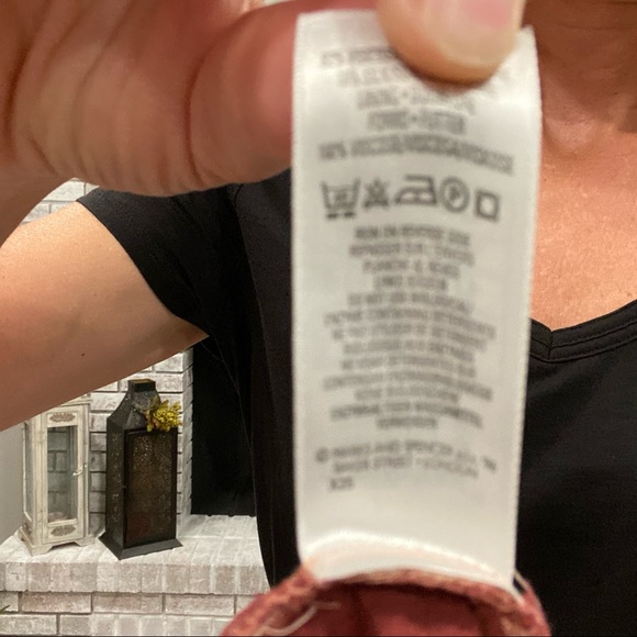 Marks & Spencer Velvet silk blend Top Size 12 - Picture 7 of 7